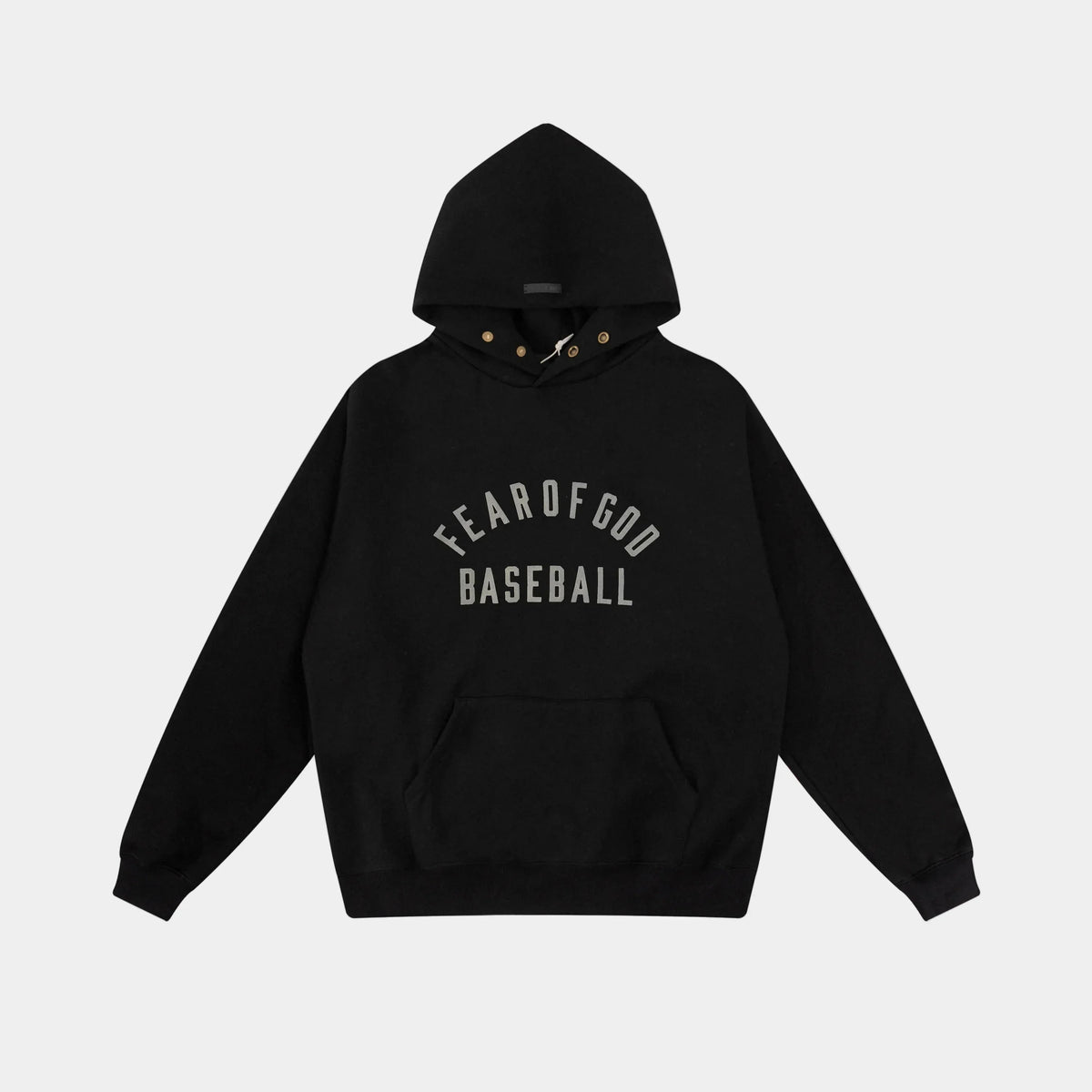 Essentials Black Street Hoodie – Fear of God