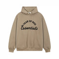 Fear of God Essentials Gold Brown Hoodie | Warm Tone Essentials Hoodie