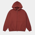 Essentials Dark Chestnut Street Zip-Up Hoodie – Fear of God