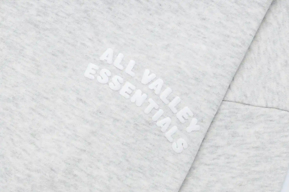 Fear of God Essentials Eggshell Zip-Up Hoodie | Cream Full Zip Essentials Hoodie