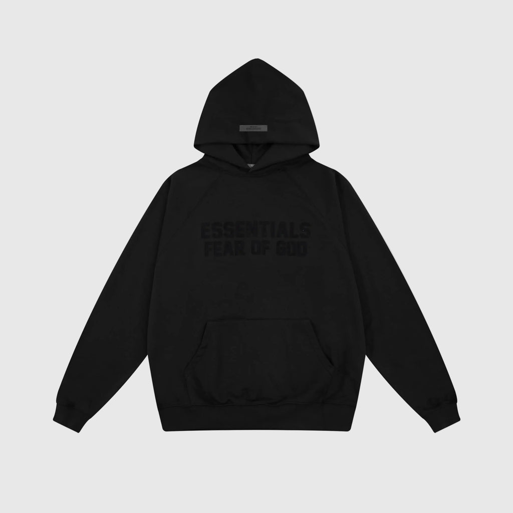 Essentials Black Heavyweight Hoodie – Fear of God