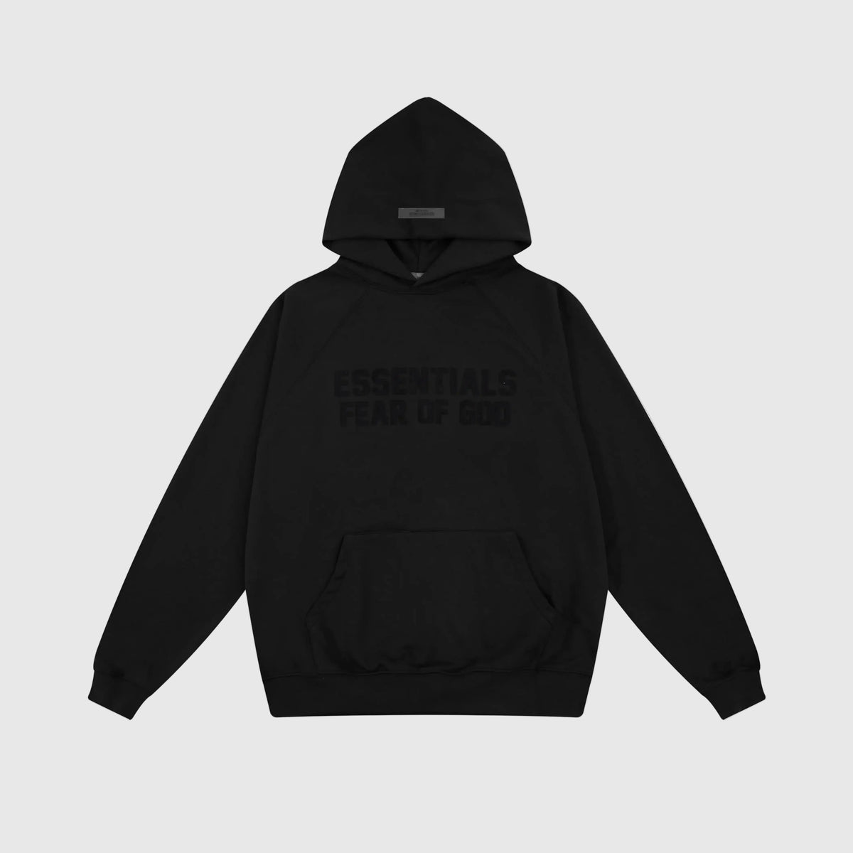 Essentials Black Heavyweight Hoodie – Fear of God