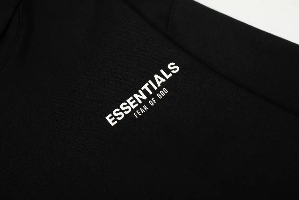 Fear of God ESSENTIALS Black Hoodie