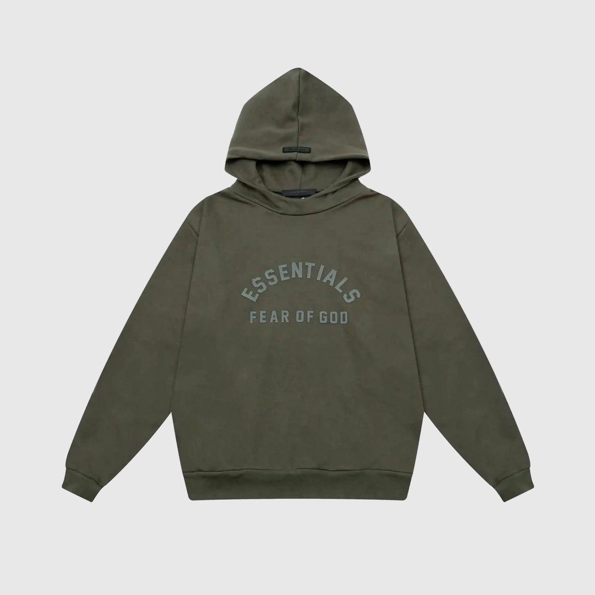 Essentials Lunar Green Black Bar Hoodie – Fear of God