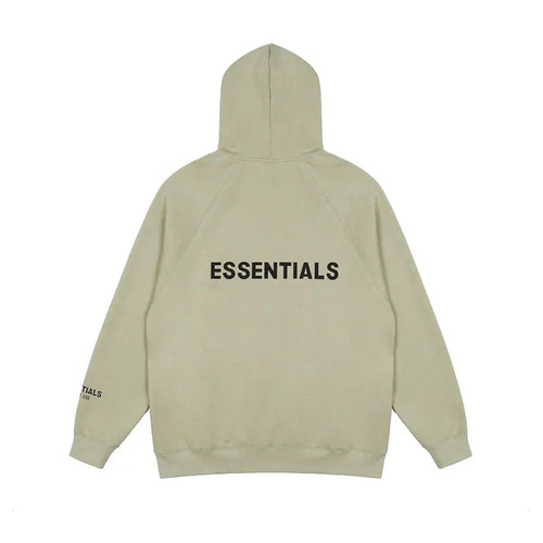 Essentials Ash Grey Zip-Up Hoodie – Fear of God