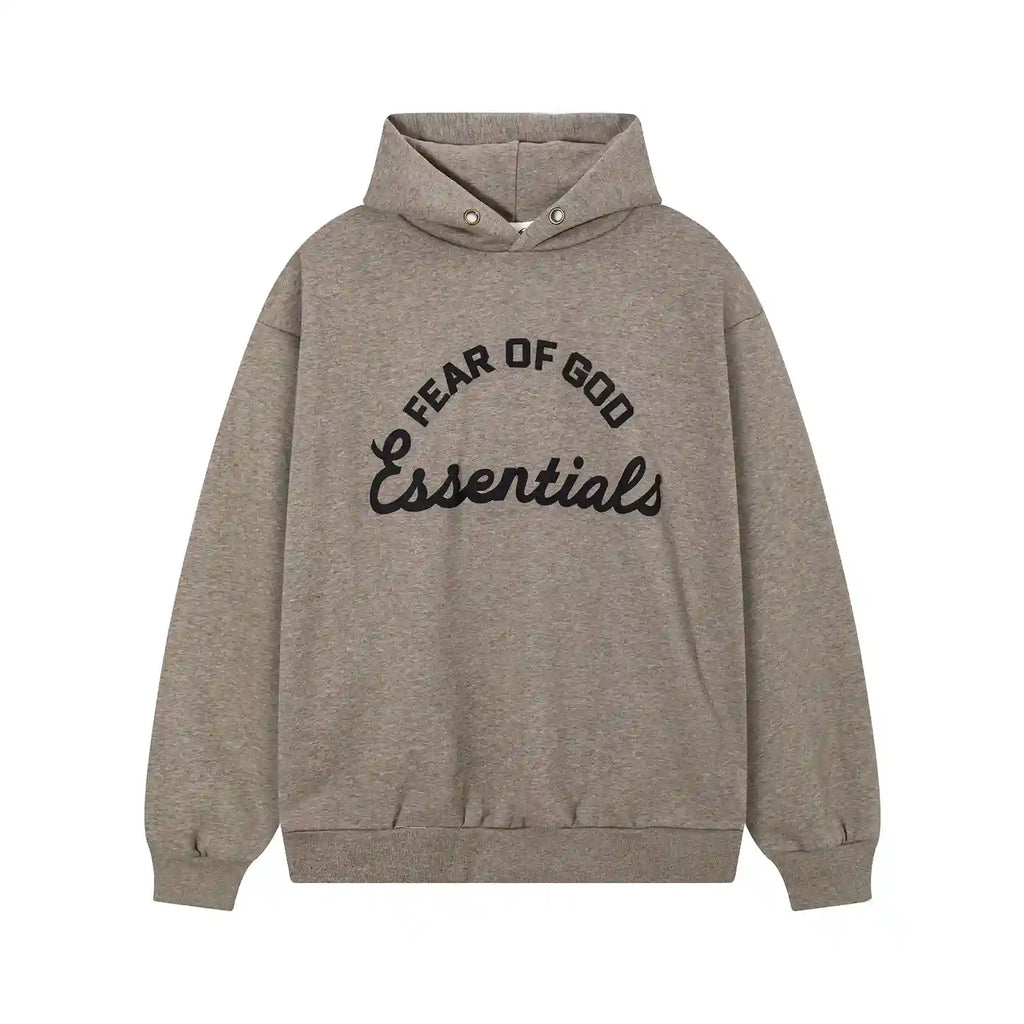 Fear of God Essentials Gray Stone Hoodie | Deep Stone Grey Essentials Hoodie