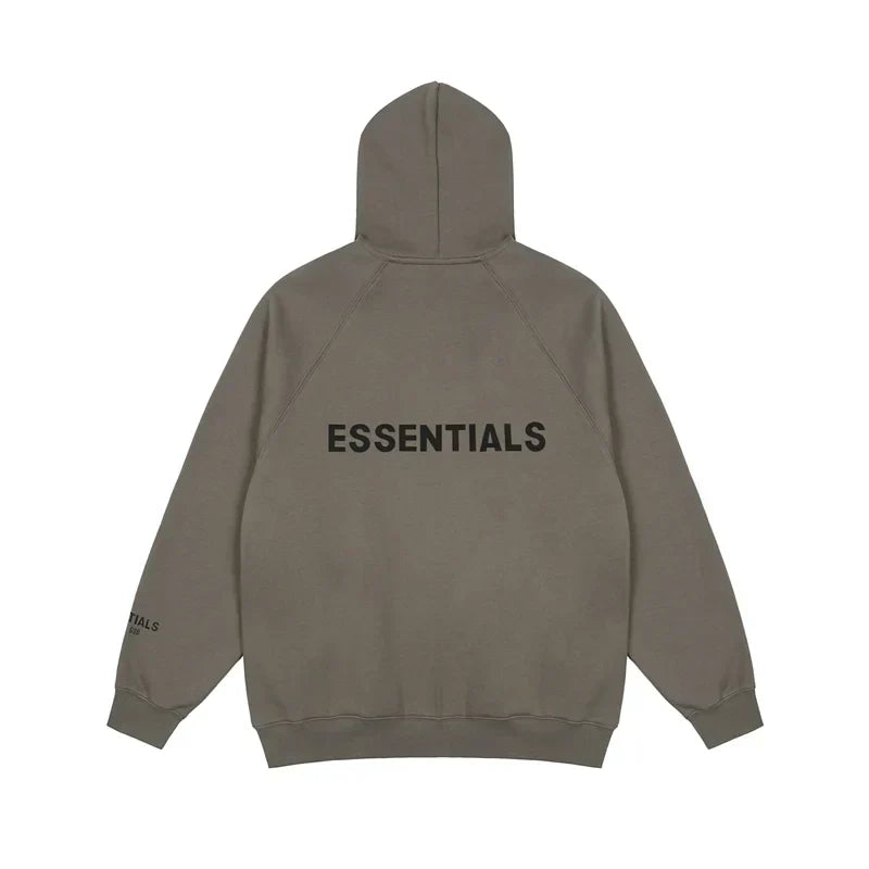 Essentials Sandstone Hoodie Street Zip-Up – Fear of God