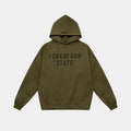 Essentials Hoodie Woodland Black Bar – Fear of God