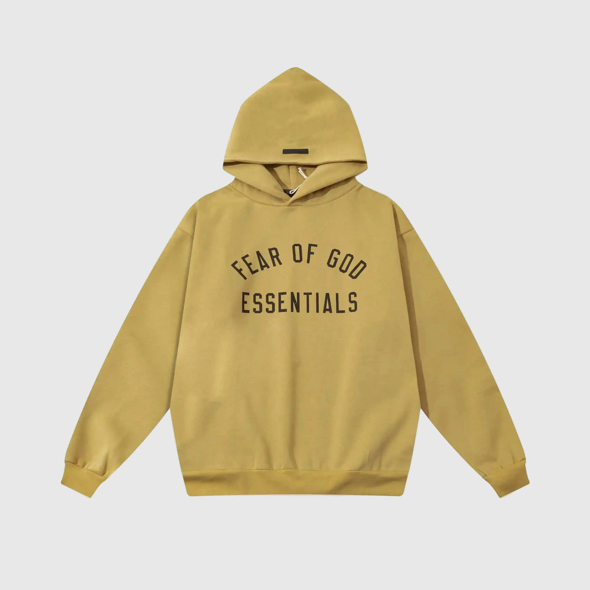 Essentials Garden Yellow Hoodie – Relaxed Streetwear Pullover