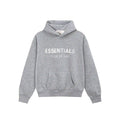 Fear of God Essentials Dark Heather Oatmeal Hoodie | Essentials Hoodie