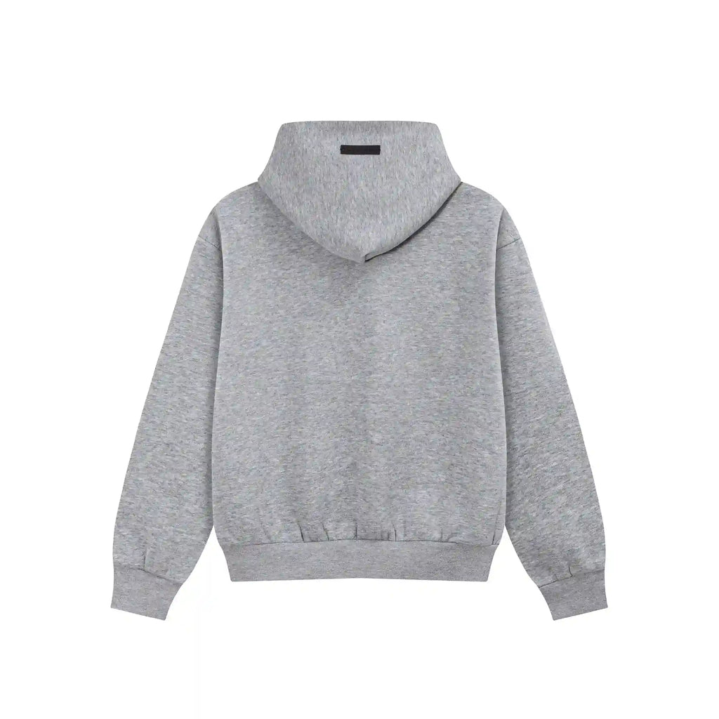 Fear of God Essentials Dark Heather Oatmeal Hoodie | Essentials Hoodie