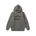 Fear of God ESSENTIALS Signature Baseball Grey Hoodie