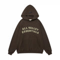 Fear of God Essentials English Walnut Hoodie | Rich Brown Pullover Essentials Hoodie