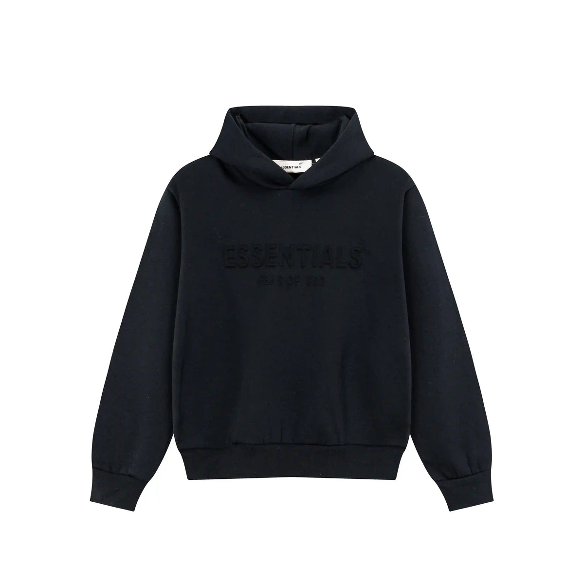 Fear of God Essentials Black Hoodie | Premium Black Essentials Hoodie
