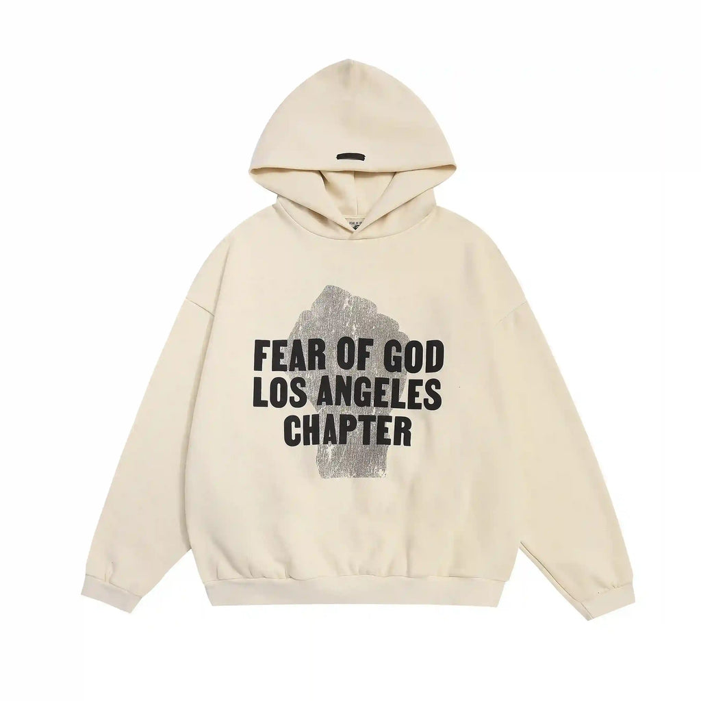 Fear of God ESSENTIALS Signature 213 Light Cream Hoodie