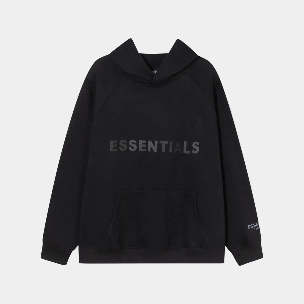 Essentials Black Street Hoodie – Fear of God