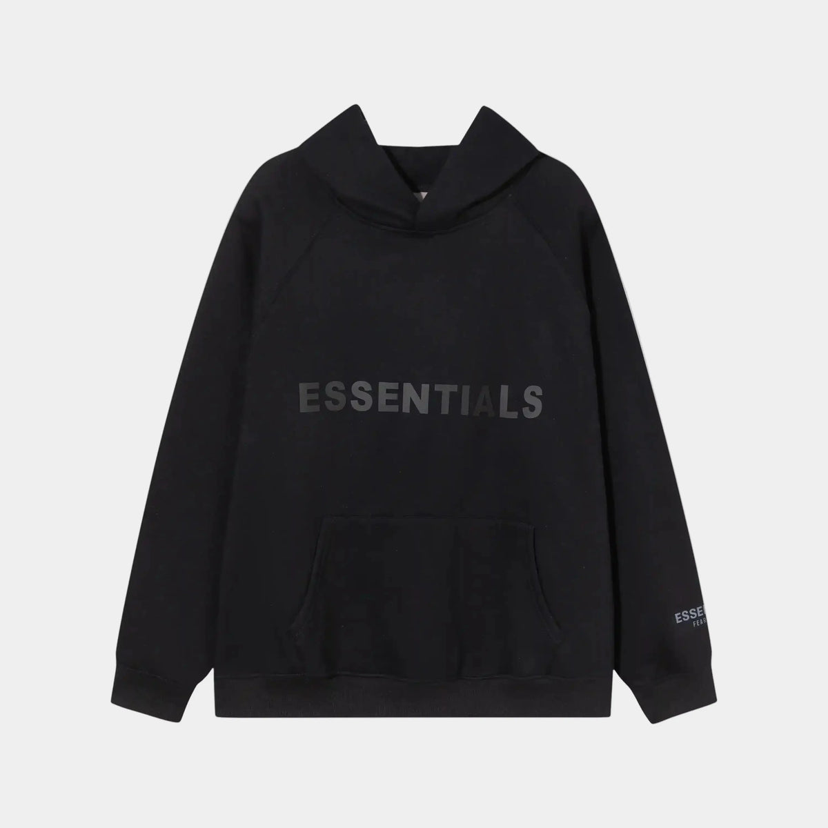 Essentials Black Street Hoodie – Fear of God
