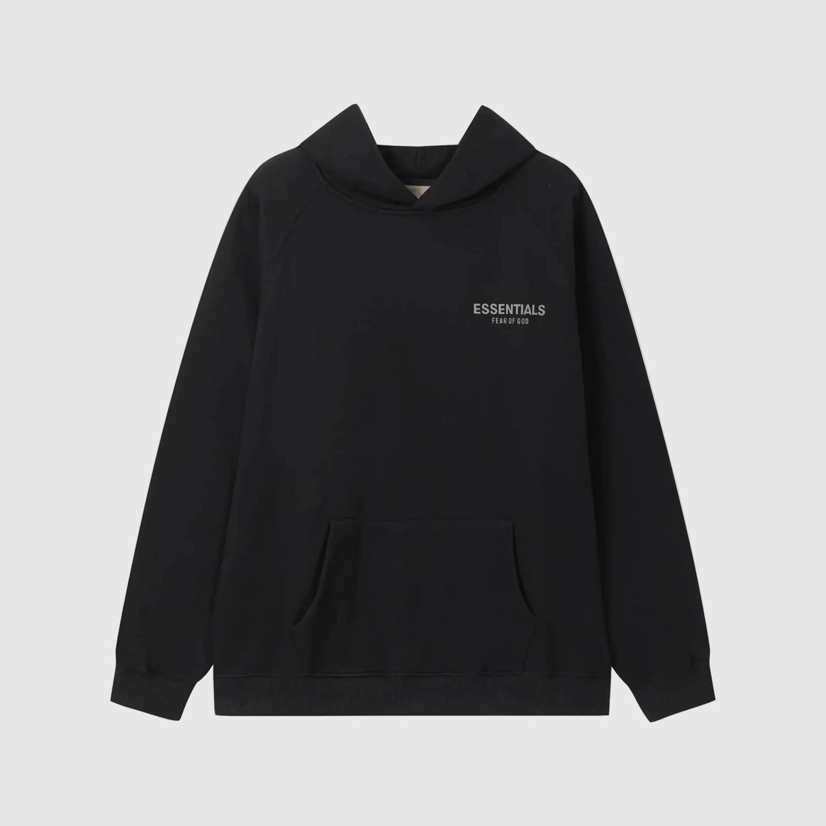 Essentials Black Street Hoodie – Fear of God
