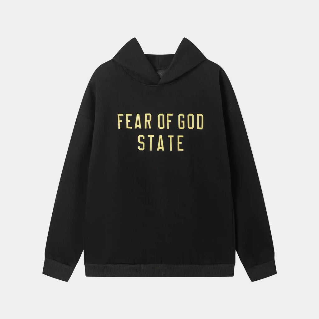 Essentials Black Street Hoodie – Fear of God