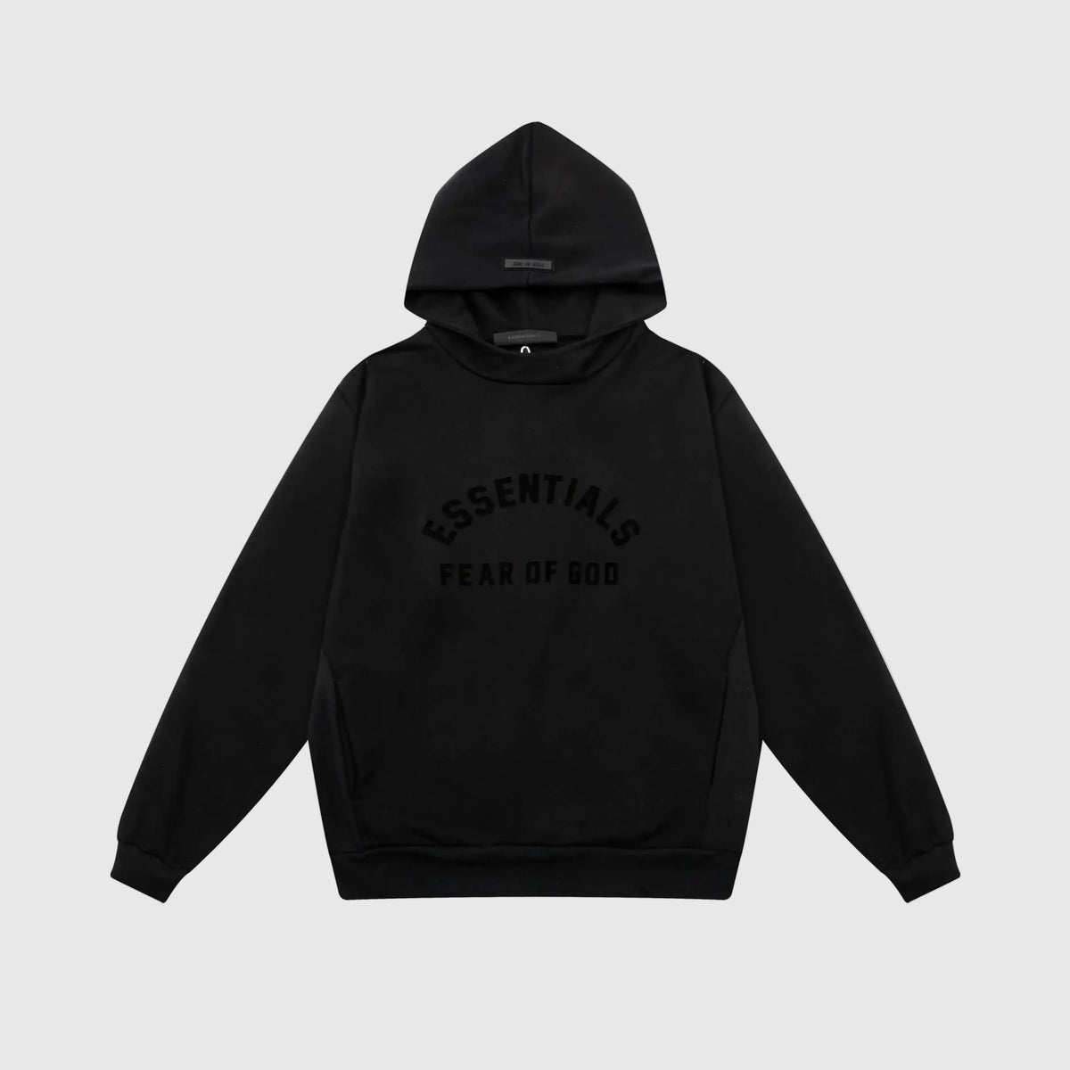 Essentials Black Street Hoodie – Fear of God