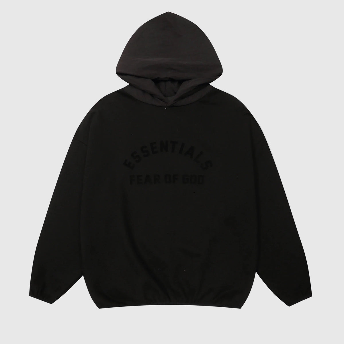 Essentials Black Elevated Hoodie – Fear of God