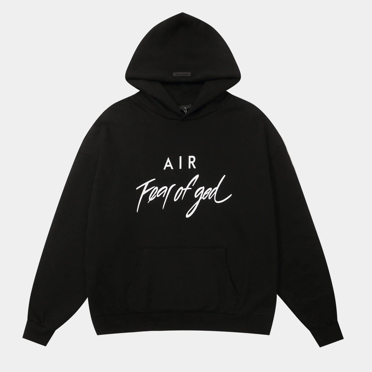 Essentials Black Hoodie – Relaxed Streetwear Pullover