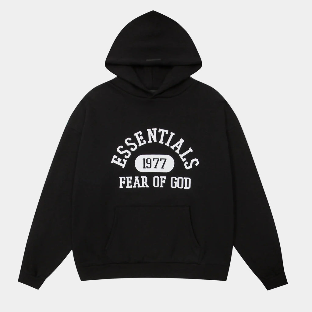 Essentials Black Hoodie – Fear of God