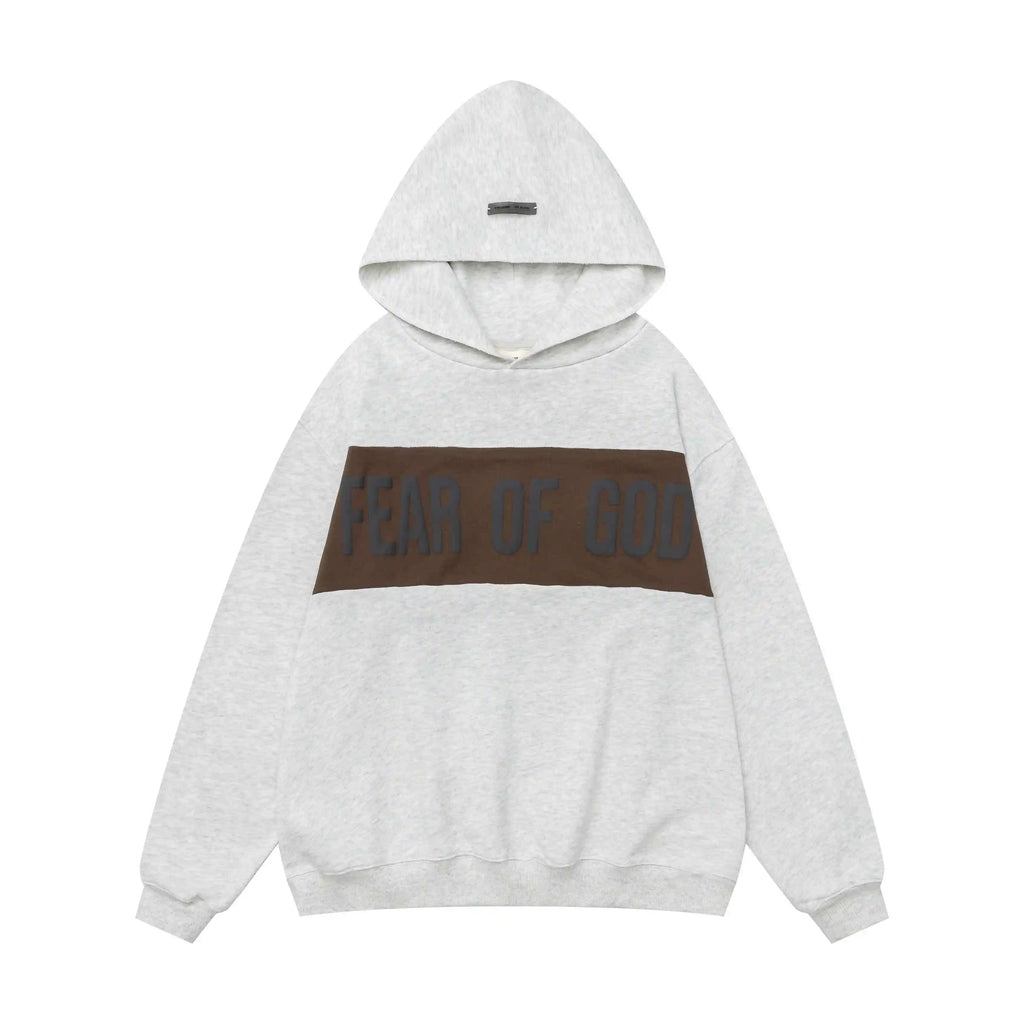 Fear of God Essentials Light Heathered Oatmeal Hoodie | Warm Neutral Pullover Hoodie