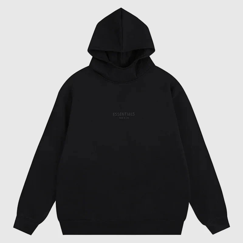 Essentials Black Street Hoodie – Fear of God