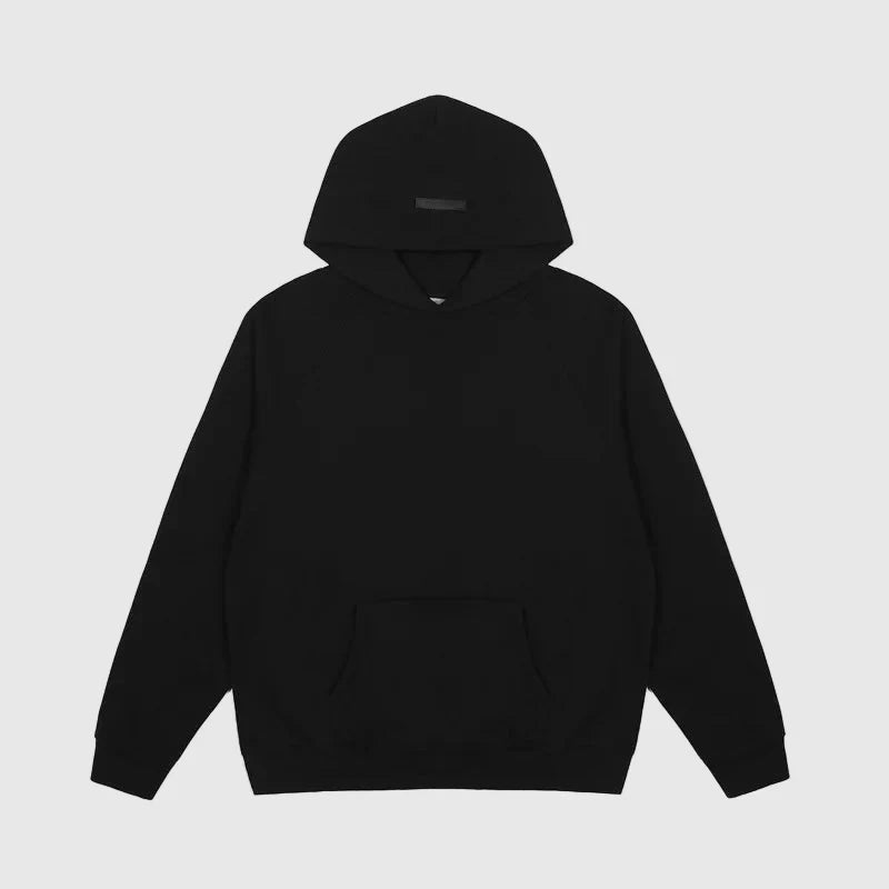 Essentials Black Mock Neck Hoodie – Fear of God