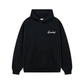 Fear of God Essentials Black Hoodie | Minimal Luxe Black Pullover Essentials Hoodie