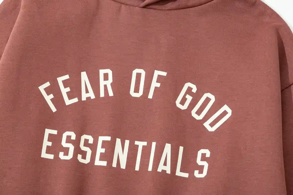 Essentials Dark Chestnut Street Hoodie – Fear of God