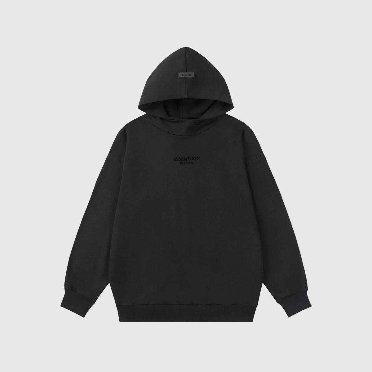 Essentials Black Street Hoodie – Fear of God