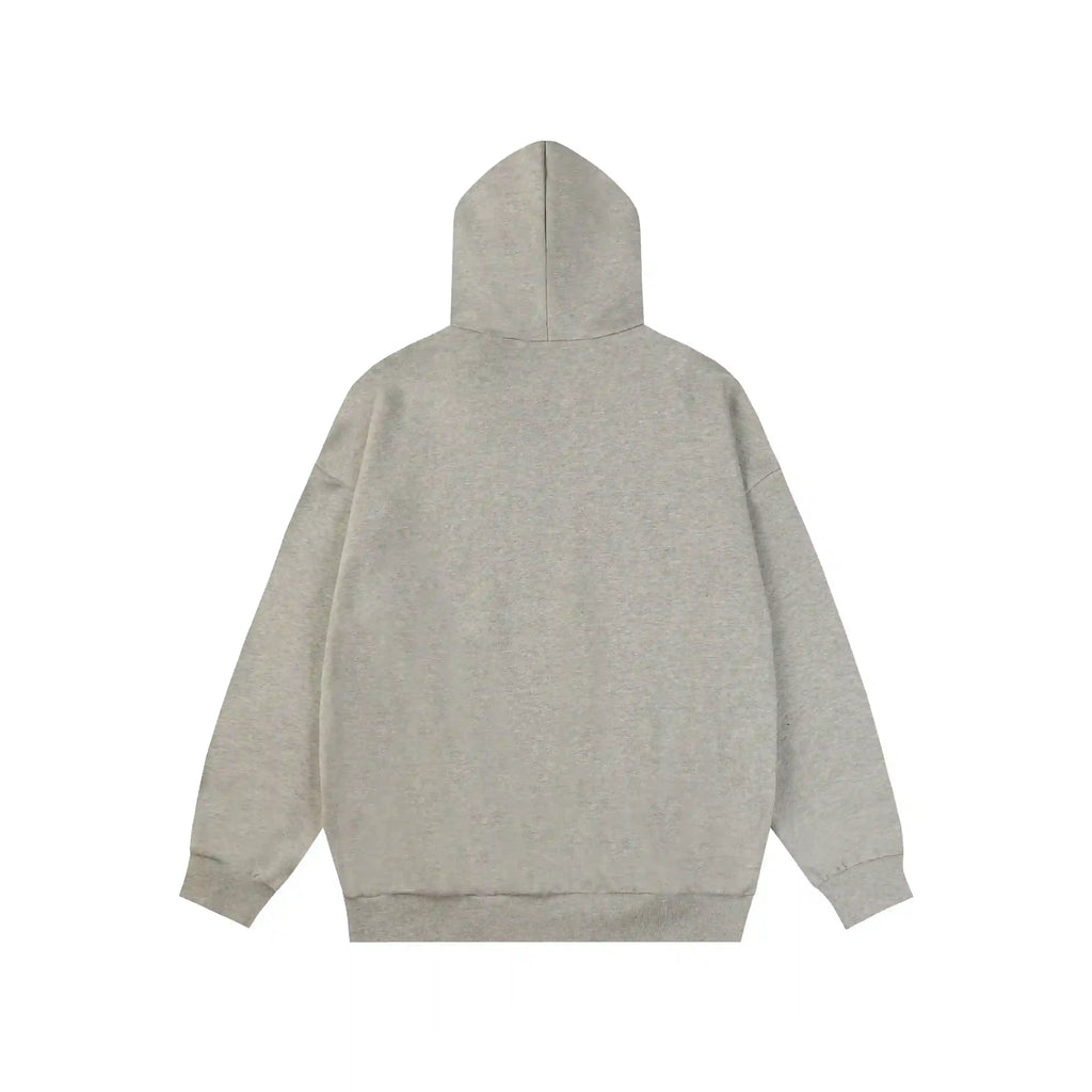 Essentials Hoodie Dark Heather Oatmeal Oversized – Fear of God