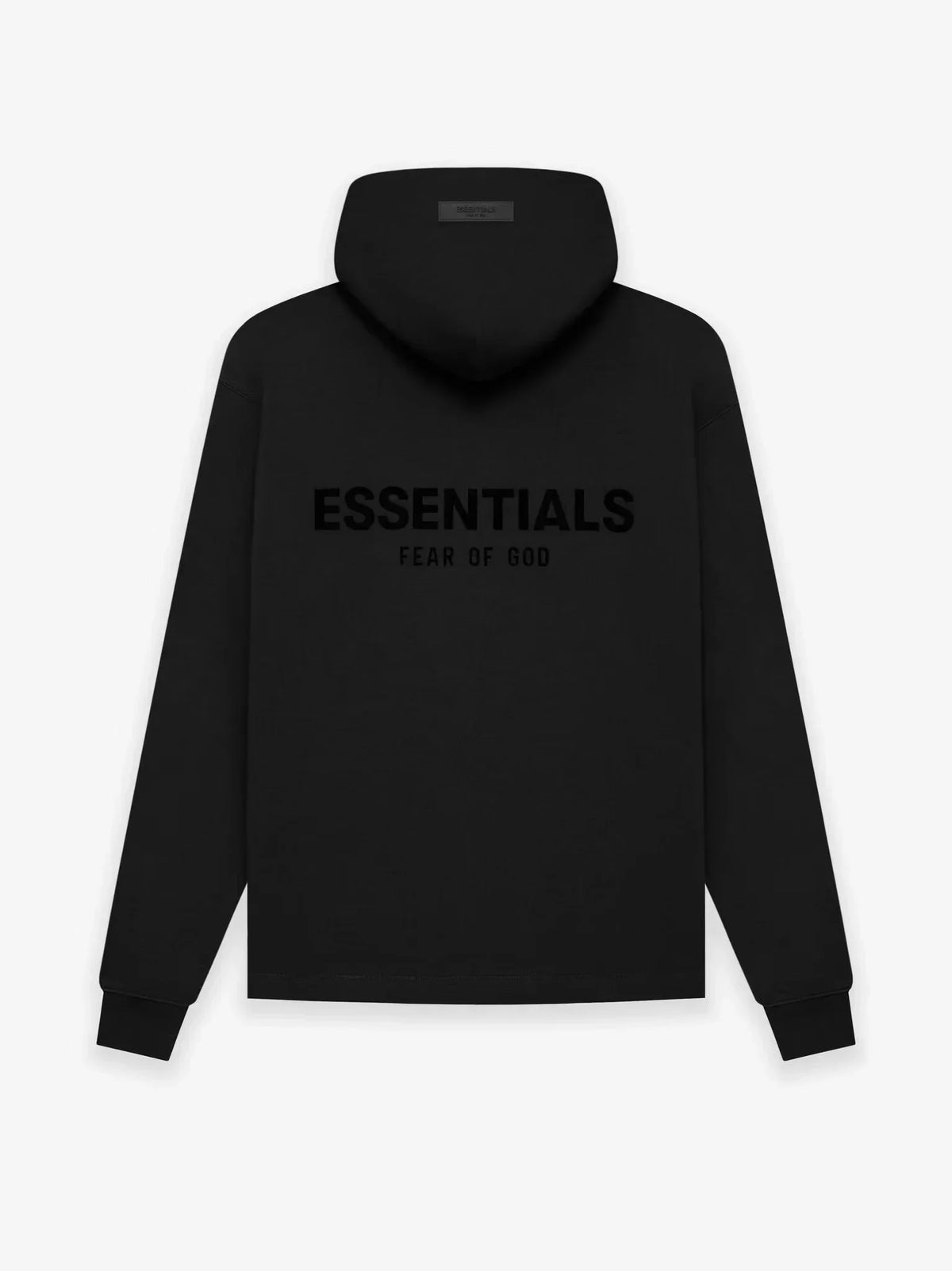 Essentials Black Street Hoodie – Fear of God