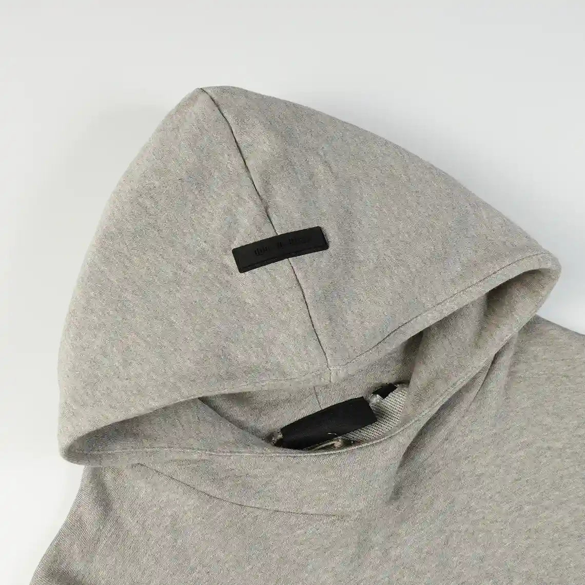 Essentials Hoodie Dark Heather Oatmeal Oversized – Fear of God