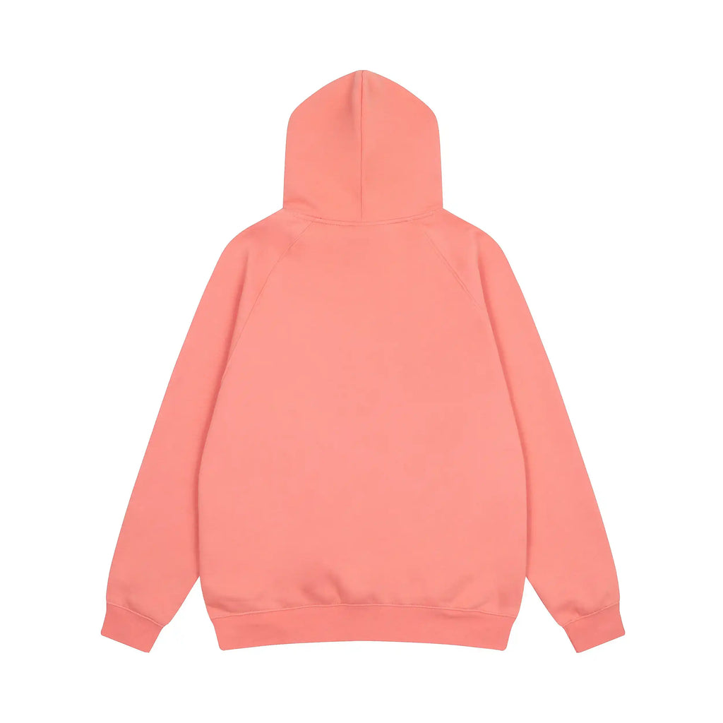 Essentials Coral Hoodie – Relaxed Streetwear Pullover
