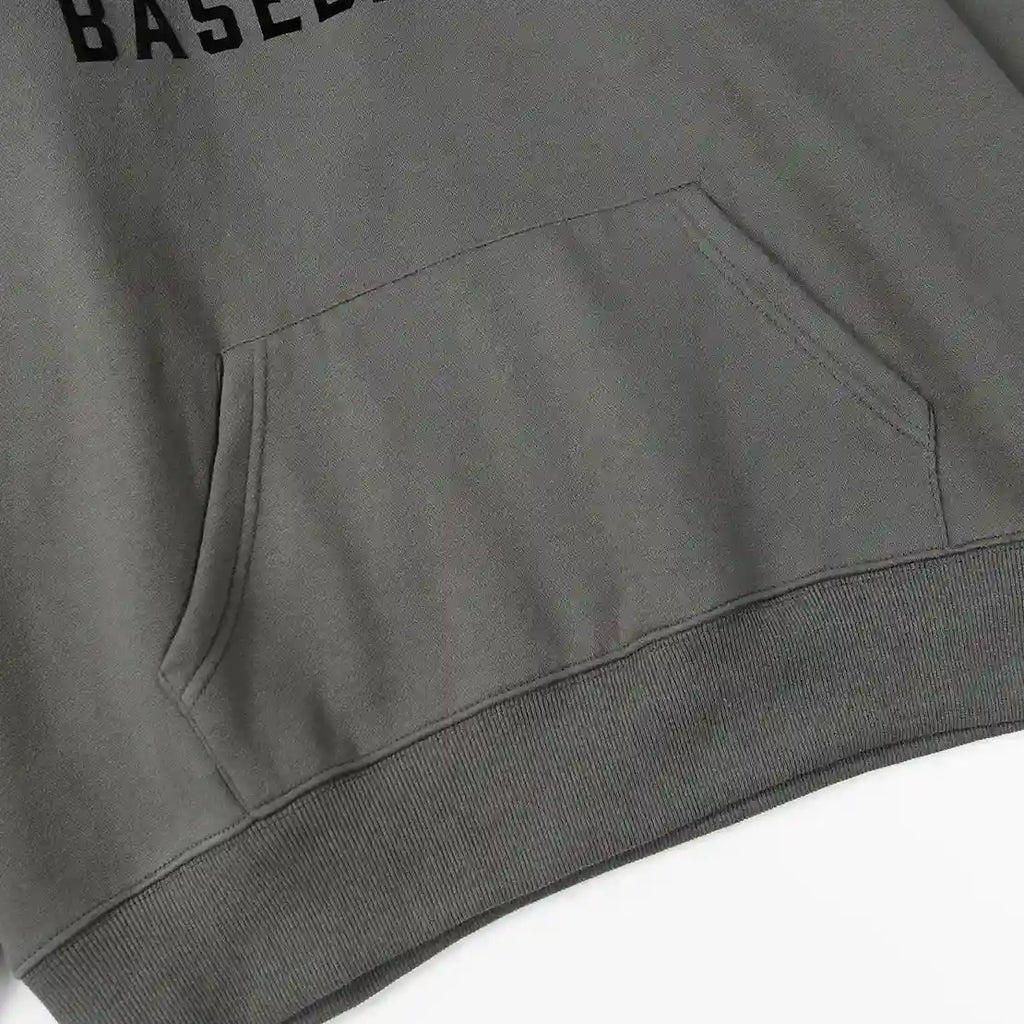 Fear of God ESSENTIALS Signature Baseball Grey Hoodie
