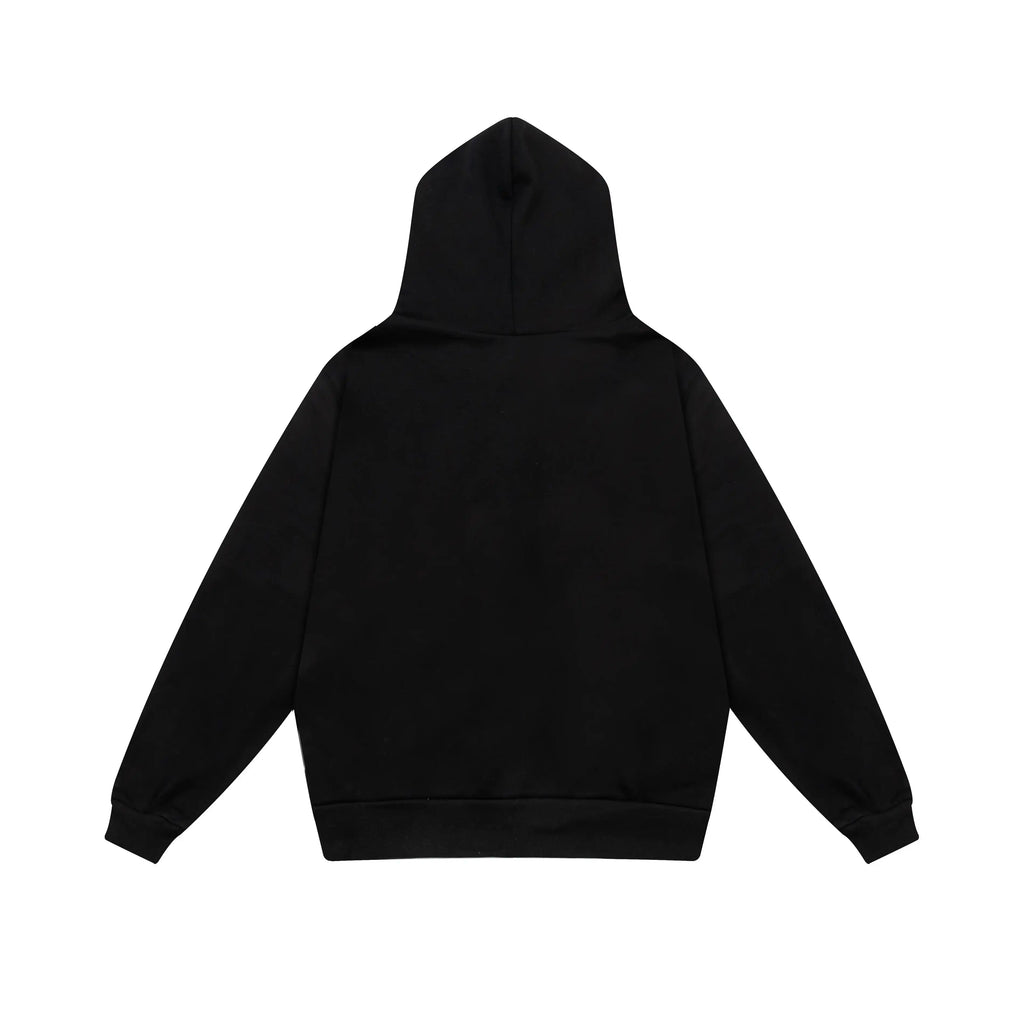Essentials Black Hoodie – Relaxed Streetwear Pullover