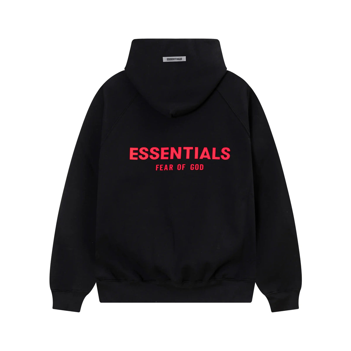 Fear of God ESSENTIALS Black Hoodie Premium