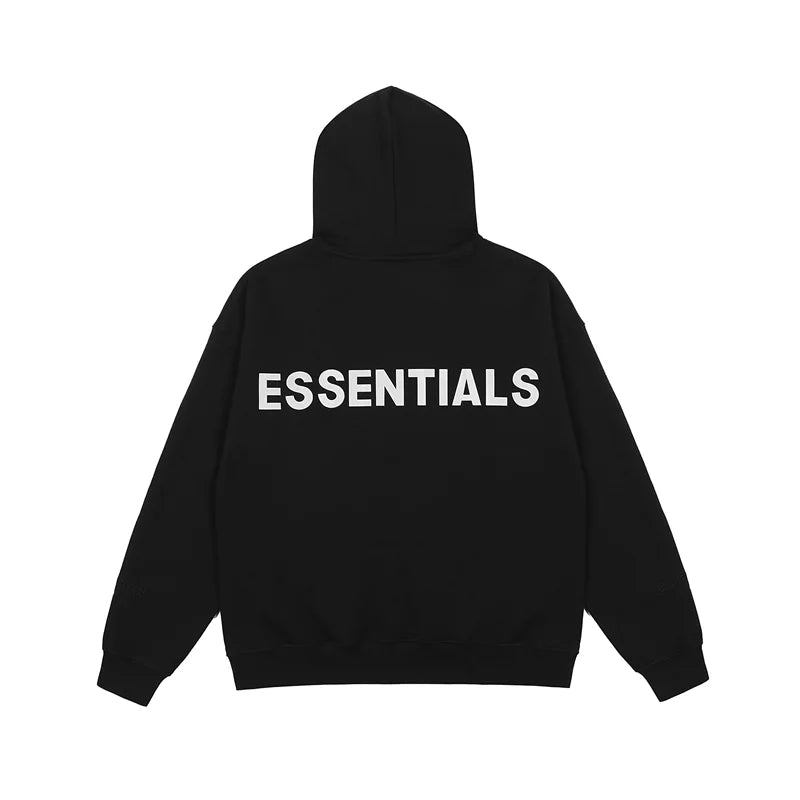 Essentials Black Street Hoodie – Fear of God