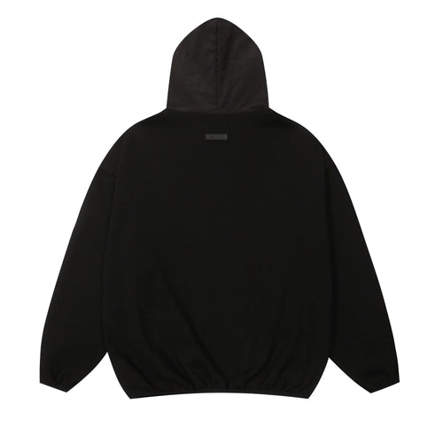 Essentials Black Elevated Hoodie – Fear of God