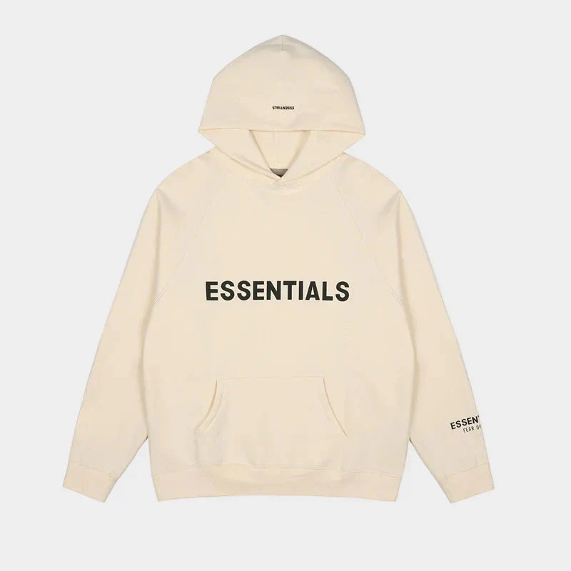 Essentials Hoodie Light Cream Street – Fear of God