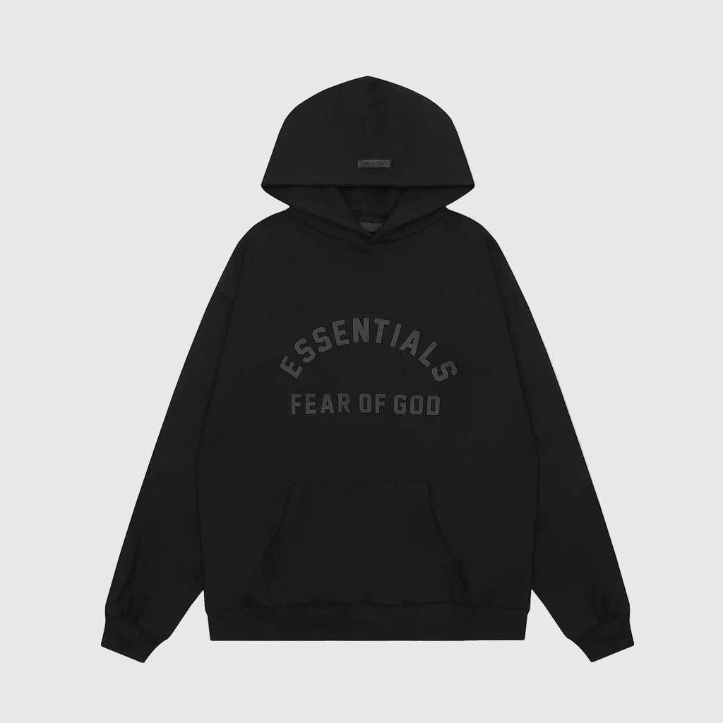 Essentials Black Comfort Hoodie – Fear of God