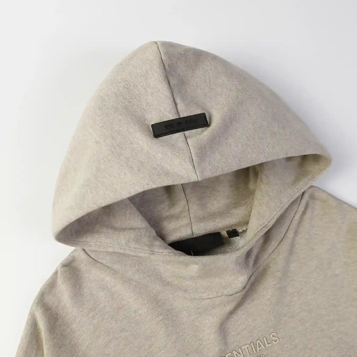 Essentials Heathered Grey Street Hoodie – Fear of God