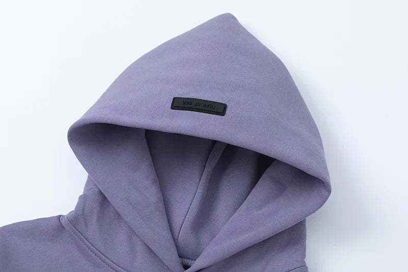 Essentials Pastel Purple Hoodie – Relaxed Streetwear Pullover