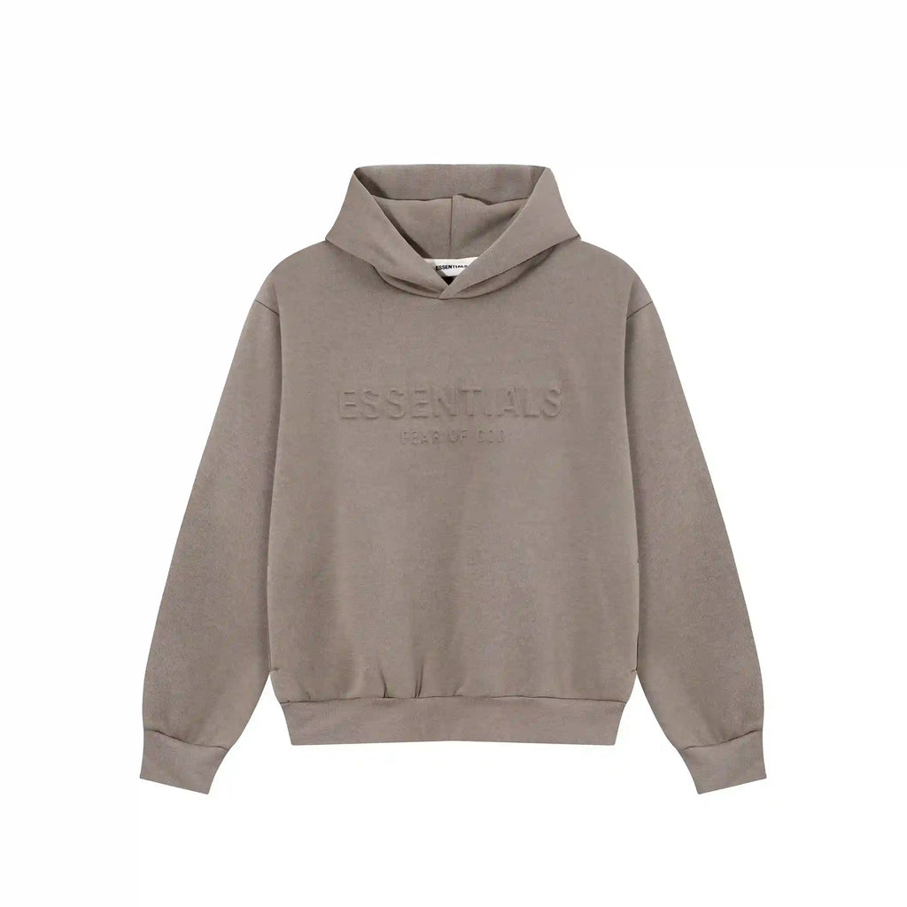Fear of God Essentials Heather Gray Hoodie | Classic Grey Essentials Hoodie