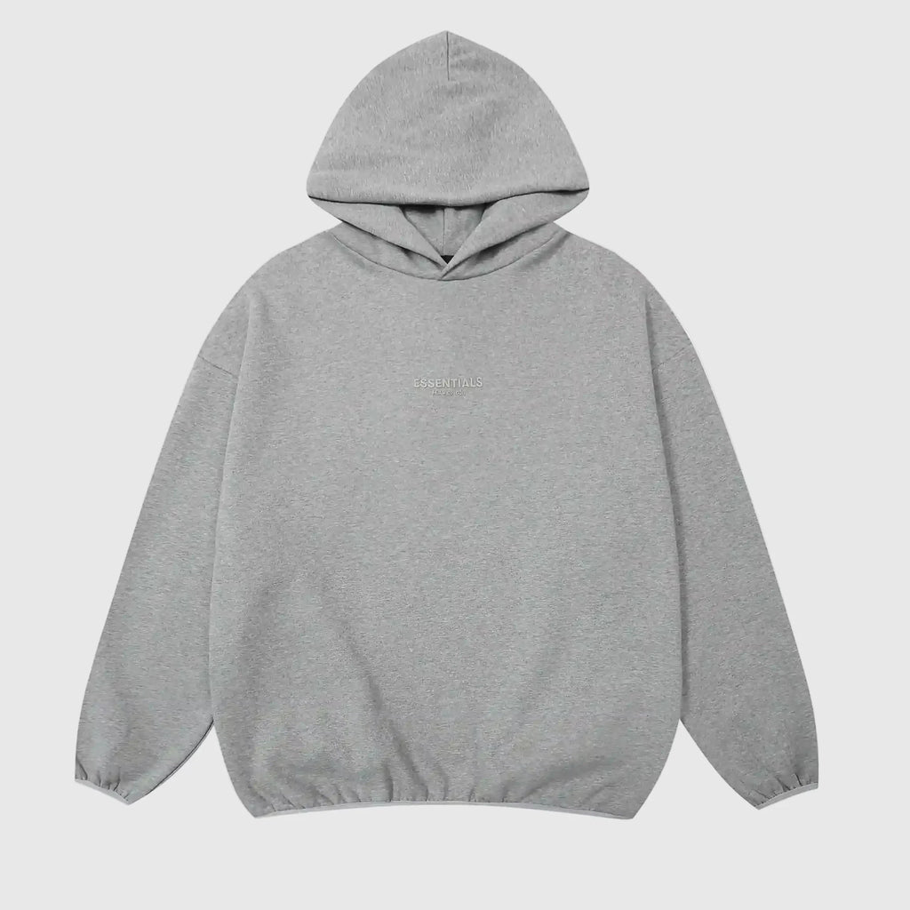 Essentials Hoodie Light Heather Oatmeal – Fear of God
