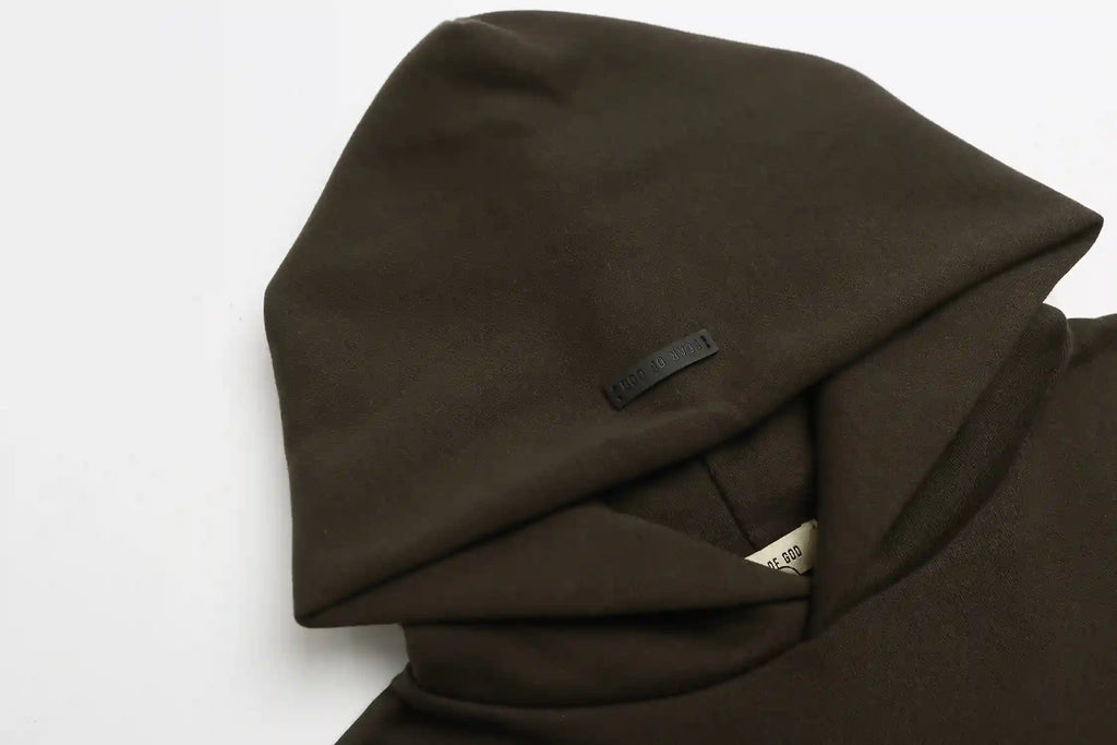 Essentials Hoodie Brown Adidas Collab – Fear of God