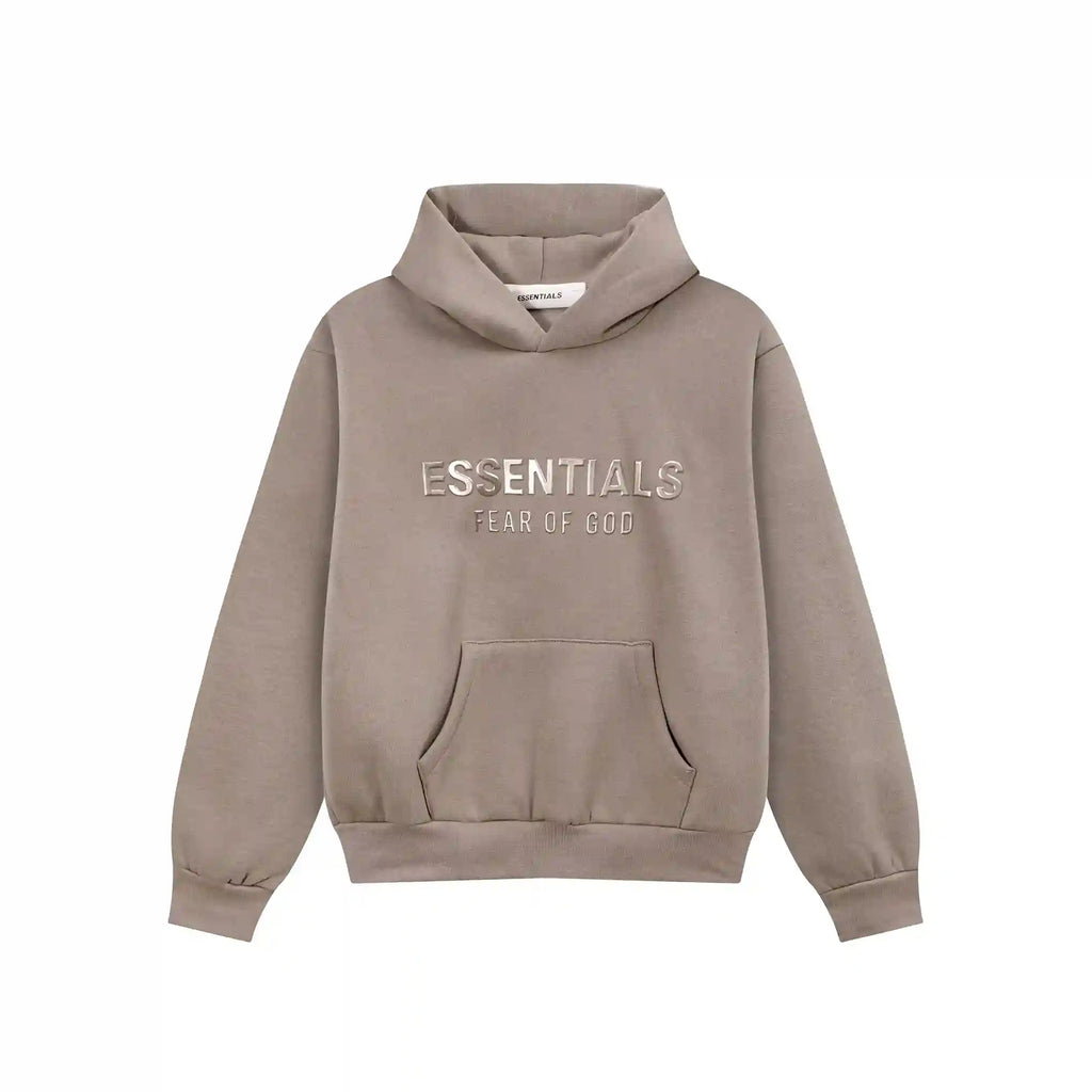 Fear of God Essentials Heather Gray Hoodie | Essentials Grey Hoodie